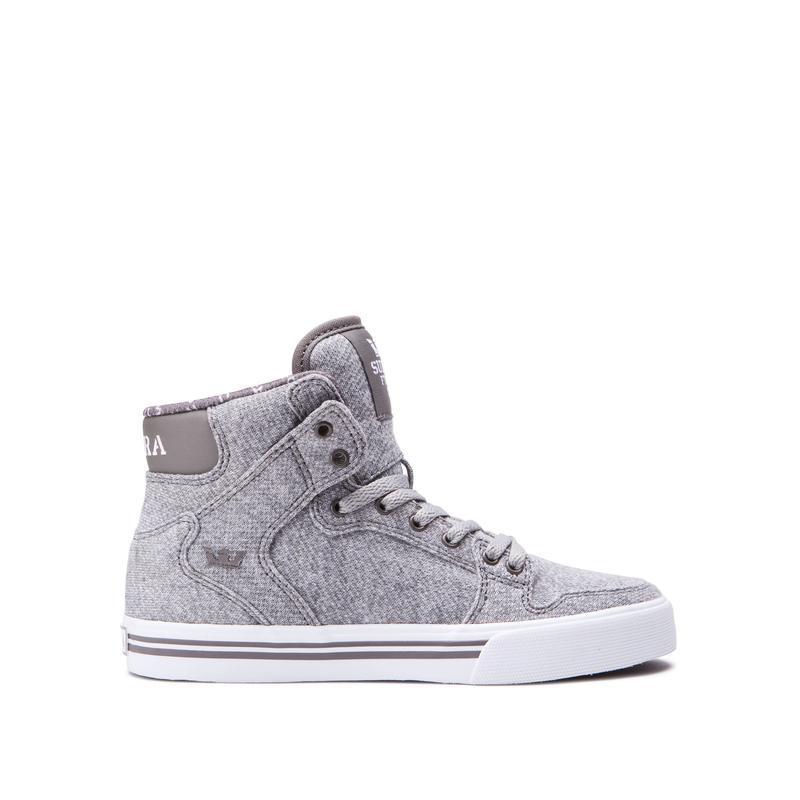 Zapatillas Altas Supra Argentina Niños - VAIDER Gris (CQJSN-7390)